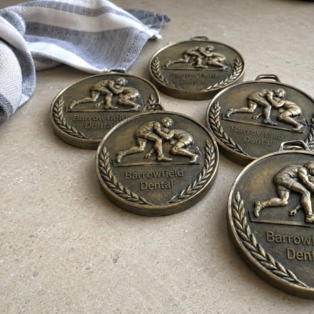 3D Sculpted Wrestling Medals