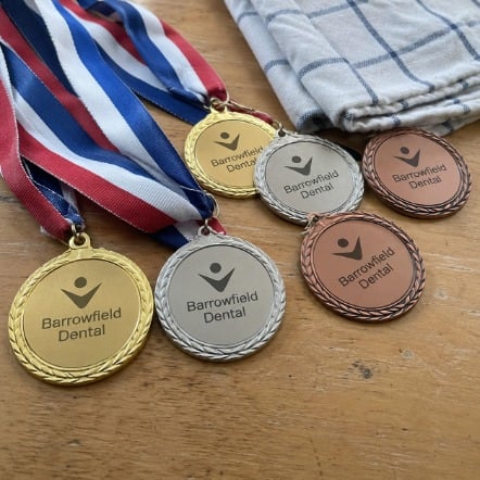 Customized wrestling medals for youth leagues