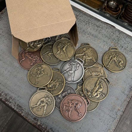 Die-Cast Wrestling Medals